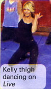 Kelly Ripa Thigh Dance